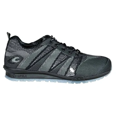 Image of Cofra 78800 000.W41 Work Shoes, &quot;Fluent&quot;, Size 7.5, Black/Orange EN safety certified