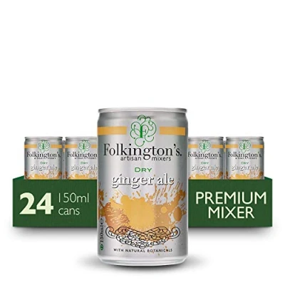 Image of Folkingtons Dry Ginger Ale Mini Cans 3x8x150ml