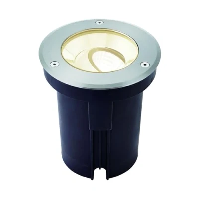 Image of Hoxton Outdoor Integrated LED Recessed Downlight Brushed Stainless Steel, IP67