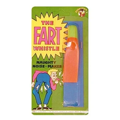 Image of Red &amp; Blue Fart Whistle, 1 Pc. Fun Hilarious Novelty Toy, Perfect Accessory for Parties, Festivals, Pranks, Gag Gift