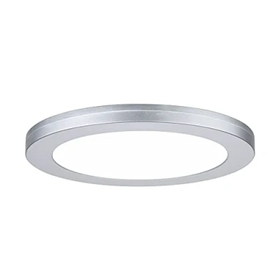 Image of Paulmann 93098 LED panel recessed 2in1 Cover it 225mm round incl. 1x16.5W Daylight White Chrome matt ceil. luminaire plastic 4000K
