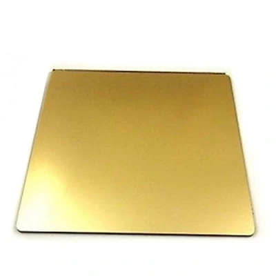 Image of Super Cool Creations 4 Square Gold Mirror Acrylic Coasters