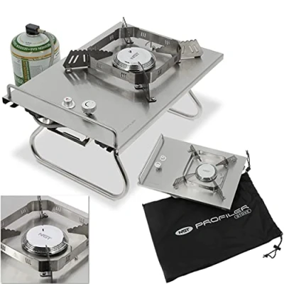 Image of Angling Pursuits NGT 4.5KW PROFILER CARP COARSE FISHING GAS STOVE STAINLESS STEEL COOKER CAMPING