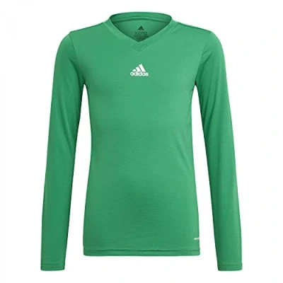 Image of adidas Boy&#039;s Team Base Tee Y Sweatshirt, Teagrn, 5 6 Years UK