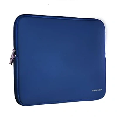 Image of König Design Laptop Bag Sleeve 17 Inch Shockproof Notebook Case PC Protective Dark Blue