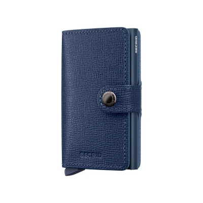 Image of Secrid Miniwallet Crisple Navy Free engraving