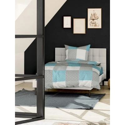 Image of Bierbaum Bedding, Cotton, Turquoise, 135 x 200 cm