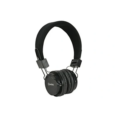 Image of AV:Link Children&#039;s Educational Headphones with in line Microphone Black