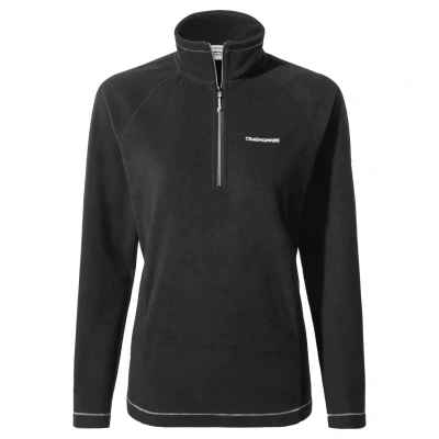 Image of Craghoppers Womens/Ladies Miska VI Half Zip Fleece (Black) Size 22 UK