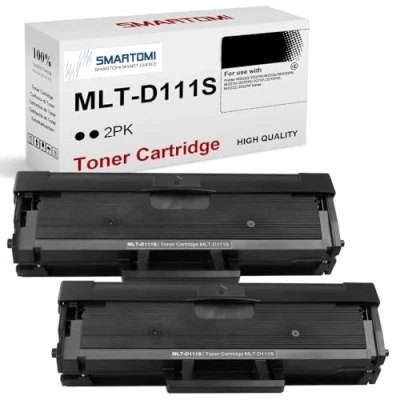 Image of SMARTOMI 2PK MLT D111S Compatible Black Toner Cartridges Samsung MLTD111S for Used with Xpress SL M2026 M2020 M2070 M2022 M2071 Series Printers (Packaging May Vary)