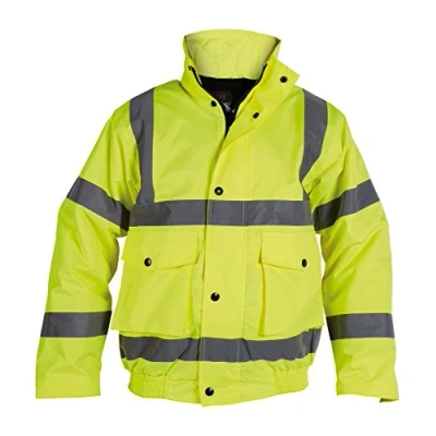 Image of Himalayan HJ44 XL PROFORCE Class 3 Hi Vis Bomber Jacket, Yellow, Size