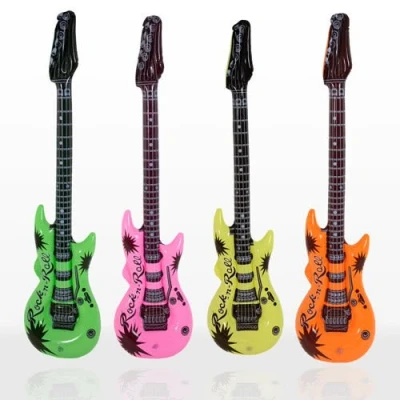Image of Mr Gadget&#039;s Solutions® BLOW Up INFLATABLE TOYS Fancy Hen Stag Night Party Accessory Prop Decoration Guitar
