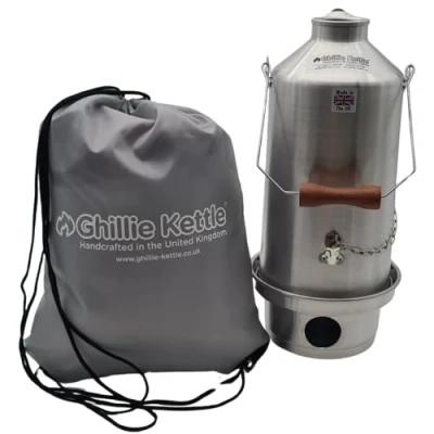 Image of Ghillie Kettle for Outdoors Camping and Fishing 1.5 Litre