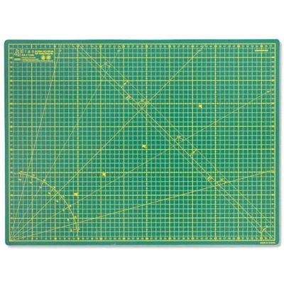 Image of Elan Cutting Mat A2 Green, 5 Ply Craft Mat, Self Healing Board Craft, Art 60 x 45, Dressmaking Accessories for Sewing, Quilting, and Crafting