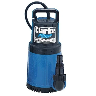 Image of Clarke CSE2 1¼&quot; 750W Submersible Water Pump, 253Lpm Flow, 10m Lift, 230V with Long Life Ceramic Shaft