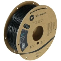 Image of Polymaker PB01001 PolyLite Filament PETG hitzebeständig, Hohe Zugfestigkeit 1.75mm 1000g Black 1S
