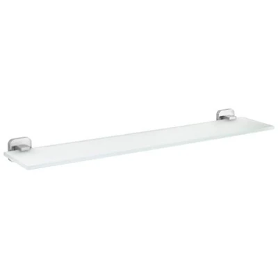 Image of tesa® ESTEETIC Glass Shelf Self Adhesive Frosted for Bathroom Utensils Waterproof, incl. Power.Kit Solution 50 mm x 600 123