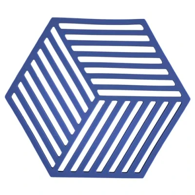 Image of Zone Denmark Hexagon Trivet 16 x 14 0.9 cm Indigo