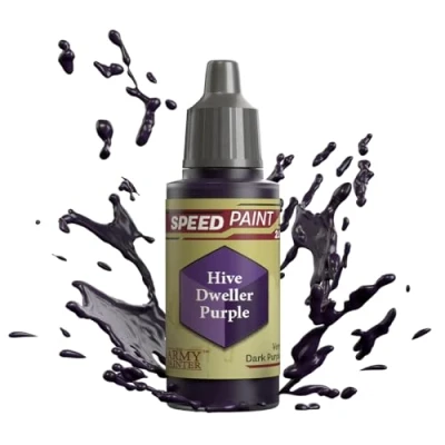 Image of The Army Painter Speedpaint Hive Dweller Purple 2.0, Single Model Making Acrylic Paint, 18 ml, Layer Paint Solution for Fantasy Tabletop Miniatures Like Warhammer 40k Figures and DnD
