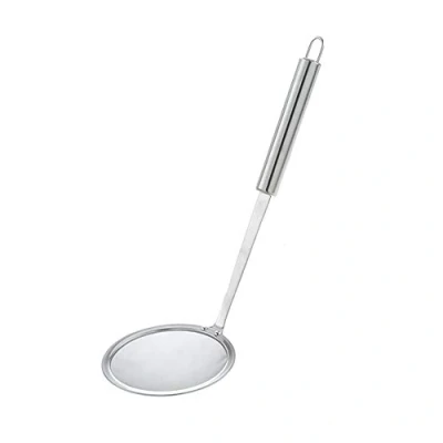 Image of Stainless Steel Ultrafine Mesh Oil Skimmer Strainer Colander Spoon Filter Soup Kitchen Tool