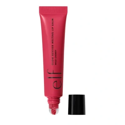 Image of e.l.f. Glow Reviver Melting Lip Balm, Tinted Formula, With Shea Butter &amp; Hyaluronic Acid, Vegan Cruelty Free, Wild Cherry