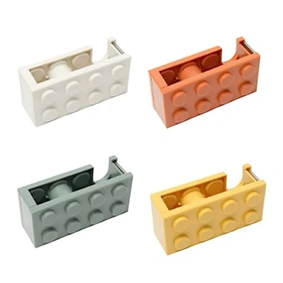 Image of beiyaiey 4 Pack Desktop Tape Dispenser for Gift Wrapping Cutter Office Home School and Crafts
