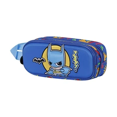 Image of DC Comics Batman Zap 3D Double Pencil Case, Multicolour, 22 x 9.5 cm