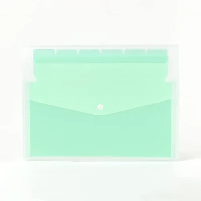 Image of Jumble and Co Snuggly A4 Stationery Folder Sour Grape Teal