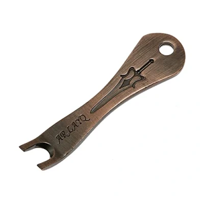 Image of Maxmoral 1PC Acoustic Guitar Bridge Pins Puller Peg Remover Multifunction Pin Extractor Removal Metal Handy Tool Kit Accessories, Red Bronze
