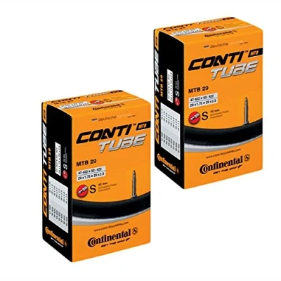 Image of Continental Unisex&#039;s MTB Tube 29&quot; Inner, Black, [47 622 &gt;62 622] (2 Pack)