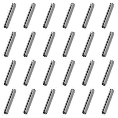 Image of ECSiNG 100PCS 9.4x1.7mm Dowel Pin Slotted Spring Tension Pins Sellock Roll Car Folding Key Blade Fixing Mounting Bolts Stainless Steel