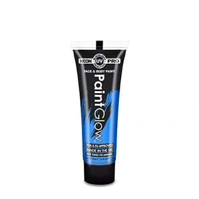 Image of PaintGlow, Pro UV Face &amp; Body Paint Water Based, 13ml, Blue