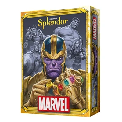 Image of Asmodee Space Cowboys Splendor Marvel Strategy Board Game for Adults &amp; Families Ages 10+ 2 4 Players By English