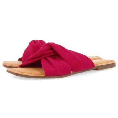 Image of GIOSEPPO Women&#039;s Agira Flat Sandal, Fuchsia, 7 UK