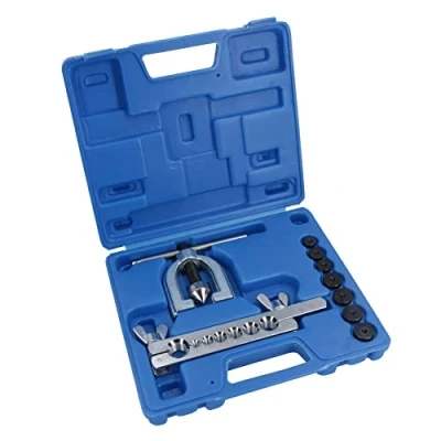 Image of AB Tools Brake Pipe Flaring Tool Kit Repair Single + Double Flare 3/16in 5/8in 9pc