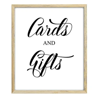 Image of Darling Souvenir Cards and Gifts Wedding Decor Sign, Calligraphy Party Print Signage 3 (Frame Not Included)