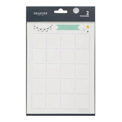 Image of D.I.Y with Toga Months Stencils Bullet Agenda, Plastic, White, 15 x 20 cm