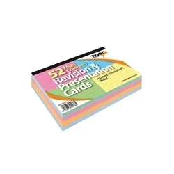 Image of Revision and Presentation Cards 52 Multicoloured (Pack of 10) 302236