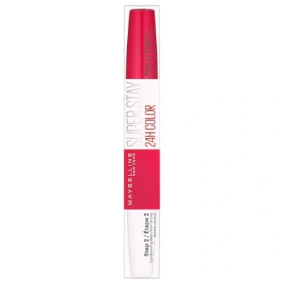 Image of Maybelline SuperStay 24 Hour Dual Ended Lipstick 195, Raspberry, 9 Ml