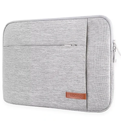 Image of Lacdo Chromebook Case 11 11.6 12 inch Laptop Sleeve Bag for ASUS Samsung HP Acer Lenovo Dell 11, Surface Go, Pro 9 8 X, Stream IdeaPad MacBook Air Gray
