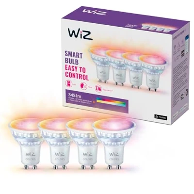 Image of WiZ Smart LED Glass Bulb, Connected WiFi Works with Alexa, Google Assistant &amp; HomeKit, Dynamic Scenes on App, Bedroom, Kitchen, TV, Party, 4 Pack, Halloween Decorations