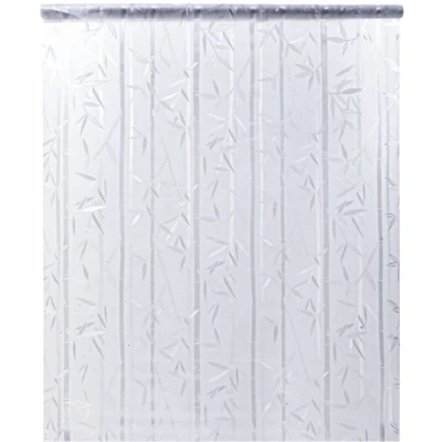Image of vidaXL Window Film Frosted Bamboo Pattern 90x500 cm PVC