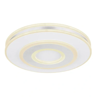 Image of Maru Integrated LED Semi Flush Ceiling Light White Dimmable 2700 6000K Remote Control