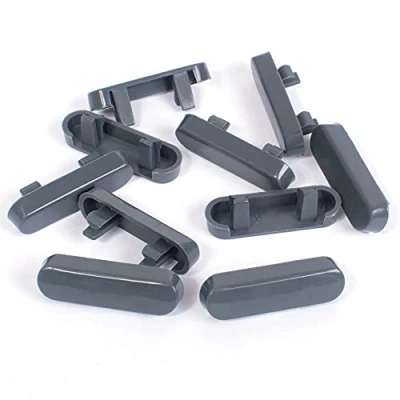 Image of JCP 10 x Anthracite Grey Window Drainage Cover Caps Weep Hole Covers for UPVC Windows