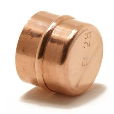 Image of Pegler Yorkshire Solder Ring Stop End 22mm YP61. 08682