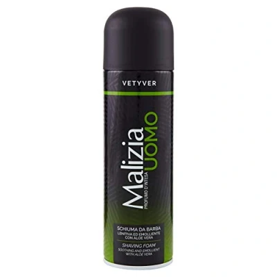 Image of MALIZIA UOMO VETYVER Shaving Foam 300ml