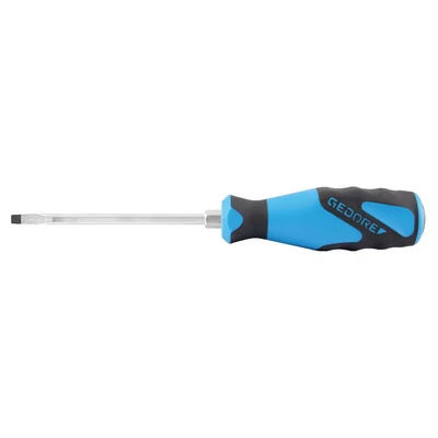 Image of GEDORE Screwdriver slotted with striking cap, Screwdriver, 3 component handle, length 205 mm, Tool, 2154SK 5.5