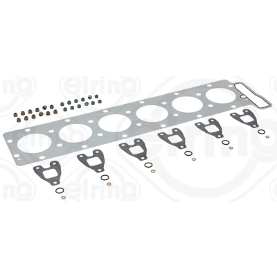 Image of 51009006711 Gasket Set, cylinder head ELRING 732.420 without valve cover gasket, with stem seals