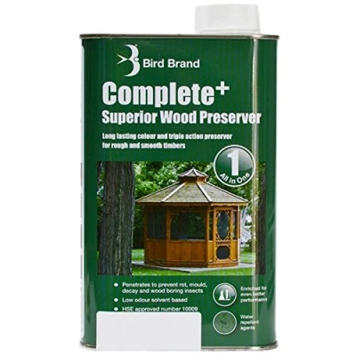 Image of Bird Brand Complete+ Superior Wood Preserver Ebony Black 2.5 Litre