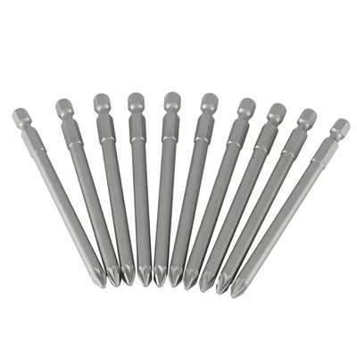 Image of Stanley 368807B 100mm Pozi 2 Point Power Bit (10 Pieces)
